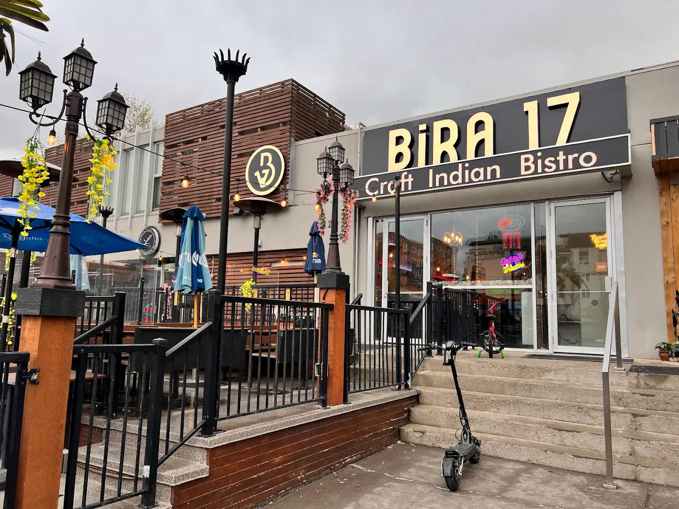 BiRA 17 Craft Indian Bistro interior on 17th Ave SW Calgary