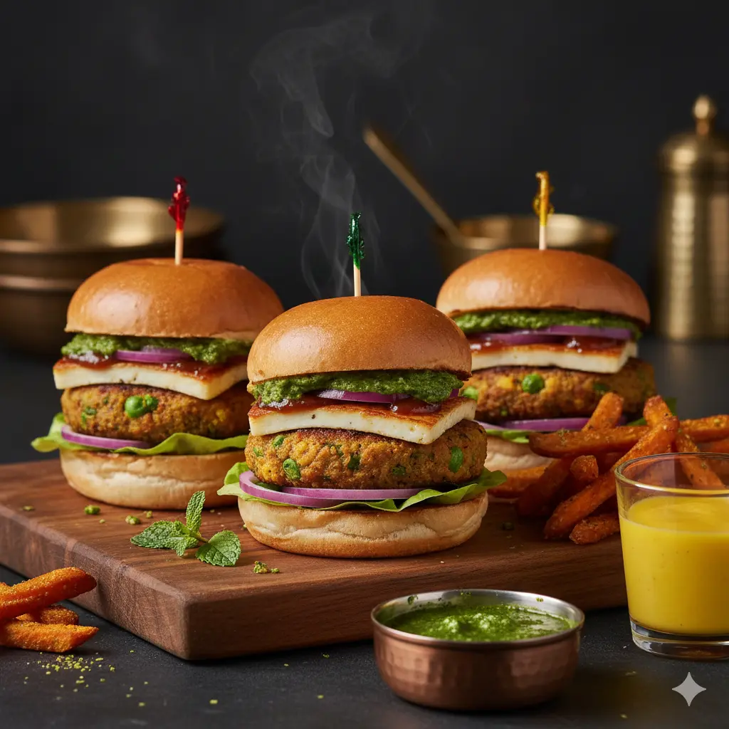 Indie Veggie Sliders at BiRA 17 - Best Indian Restaurant in Calgary